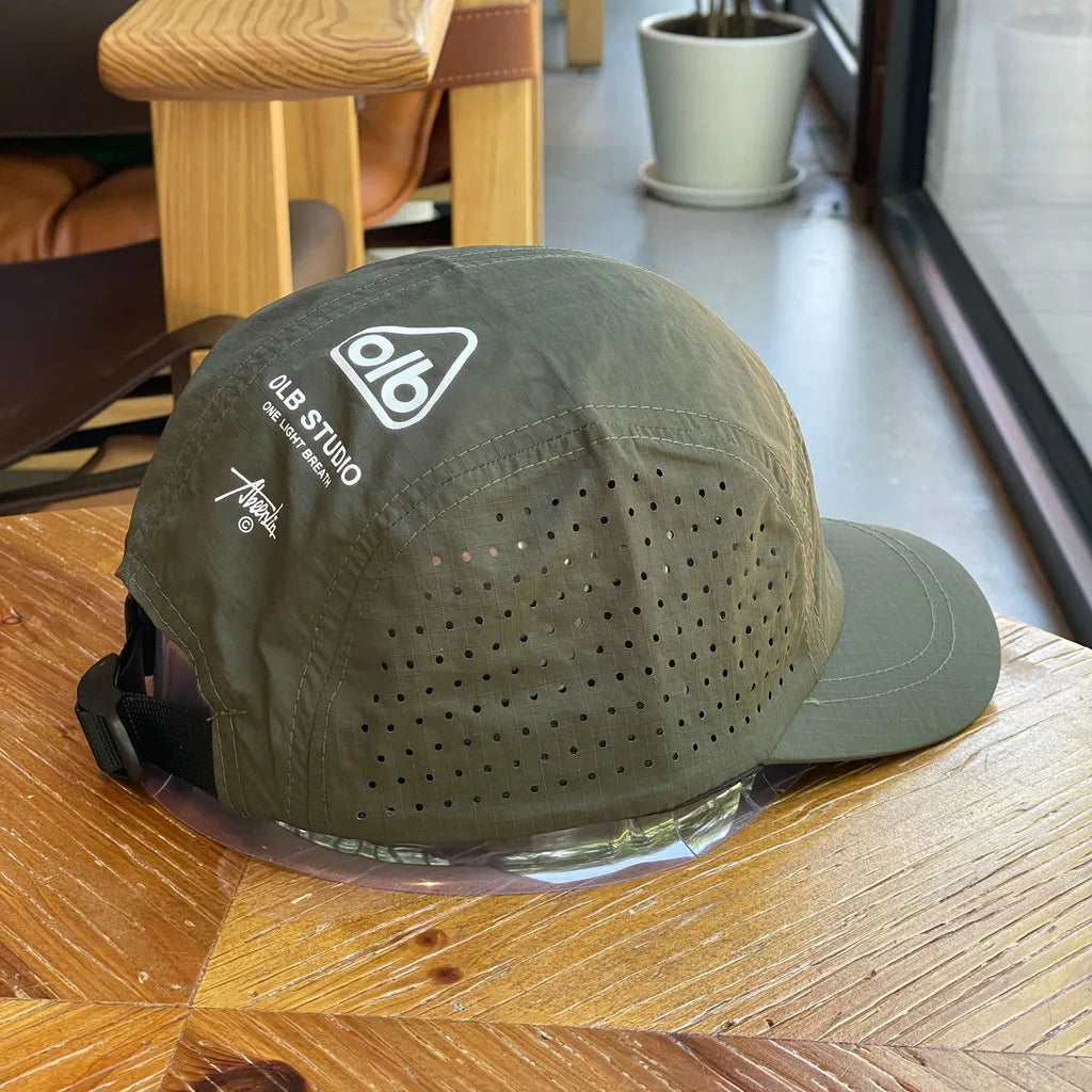 Short Brim Quick Dry Mesh Baseball Cap for Outdoor Adventures