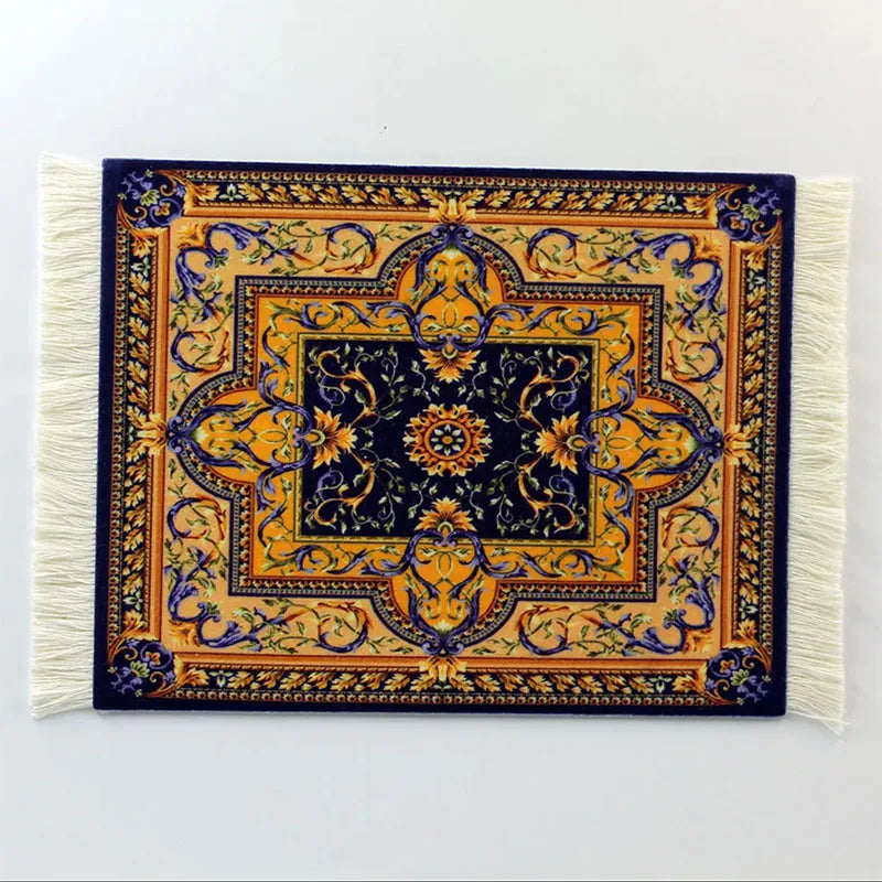 Mousepad Meal Mat Persian Carpet Style Rubber Anti-slip Durable Printing Rectangle Gaming Mouse Pads Coaster