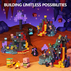 Magnetic Building Blocks Mine World STEM Construction Toy Set