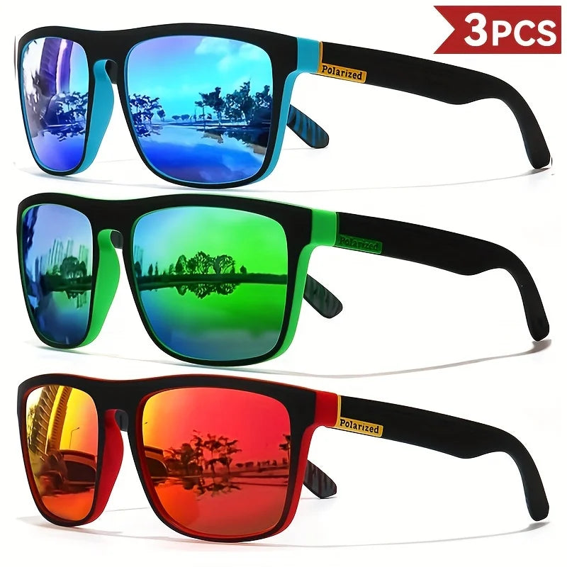 Vintage Square Polarized UV400 Sunglasses for Men & Women