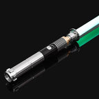 RGB Metal Lightsaber Rechargeable LED Cosplay Light Sword with Sound Effects