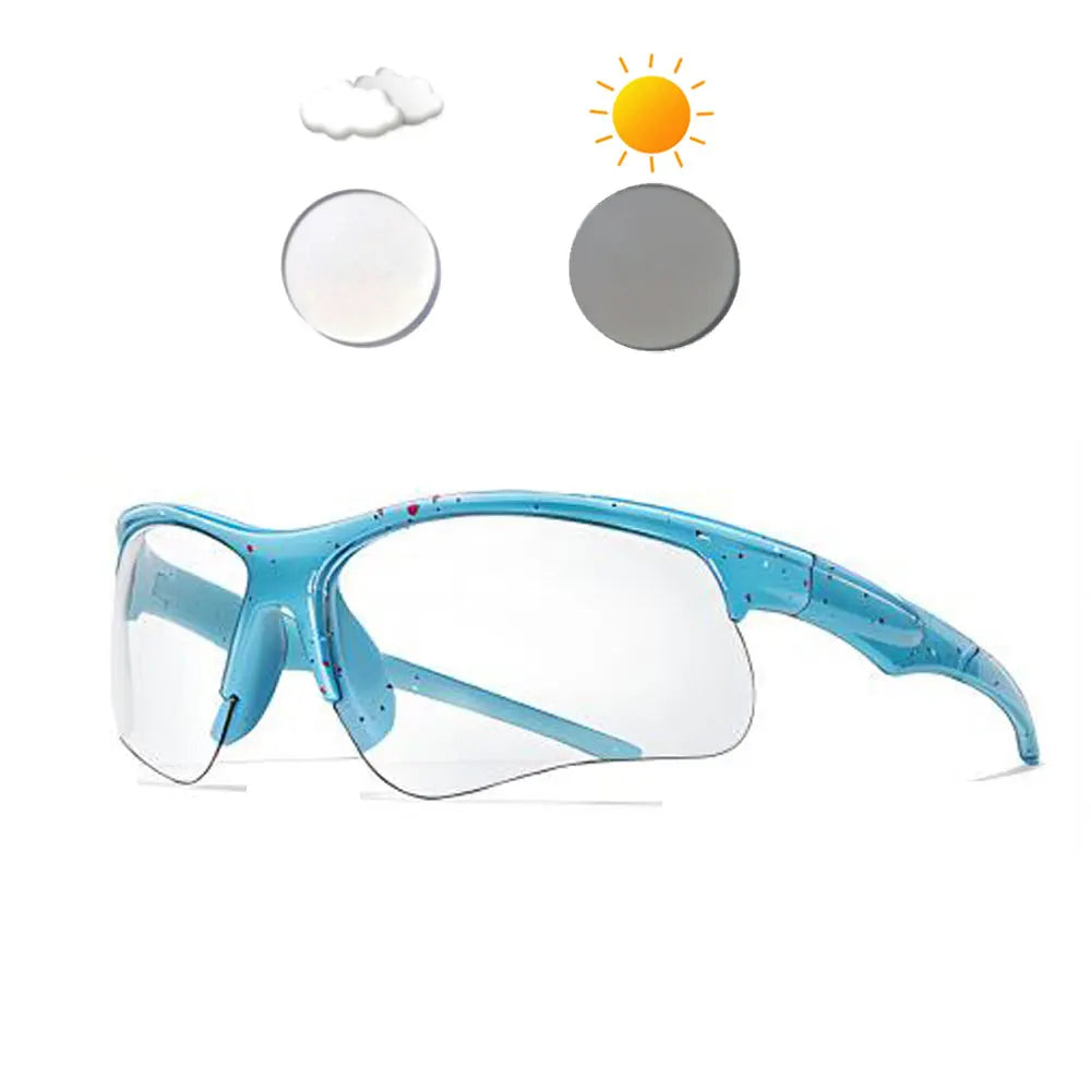 Photochromic UV400 Cycling Sunglasses for MTB, Running & Outdoor Sports