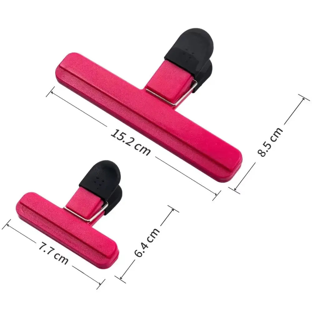 Portable Food Bag Sealing Clips – Reusable Kitchen Storage Seal Clamp for Snacks & Food Bags
