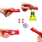 Bottle Opener Gun – Portable Beer Cap Launcher Party Tool