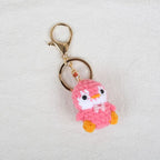 Mini Penguin Crochet Keychain Cute Animal Bag Charm