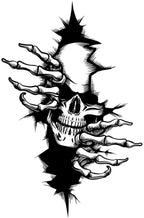 15cm Horror Skeleton Sticker Exterior Parts Motorcycle Stickers on Car Products Accessories Sunscreen and Waterproof Cute, PVC