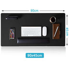 Large Computer Mouse Pad Gaming MousePad Waterproof PU Leather Mouse Mat Gamer XXL Mause Carpet PC Desk Mat Keyboard Pad