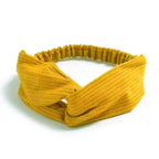 Boho Cross Knot Elastic Headband for Women