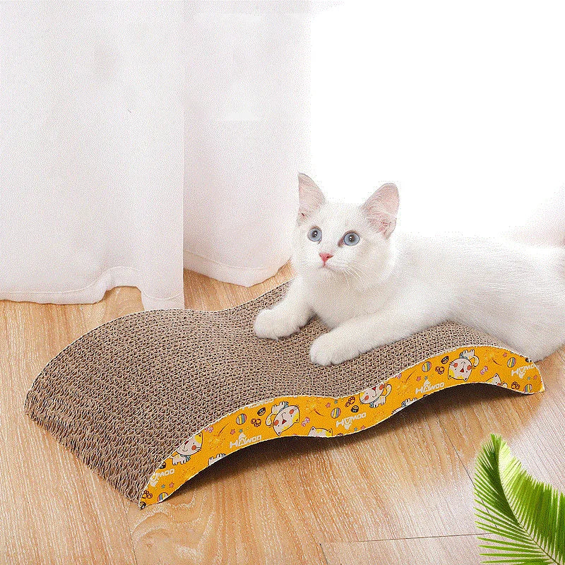 Corrugated Cardboard Cat Scratch Board for Healthy Claws and Play