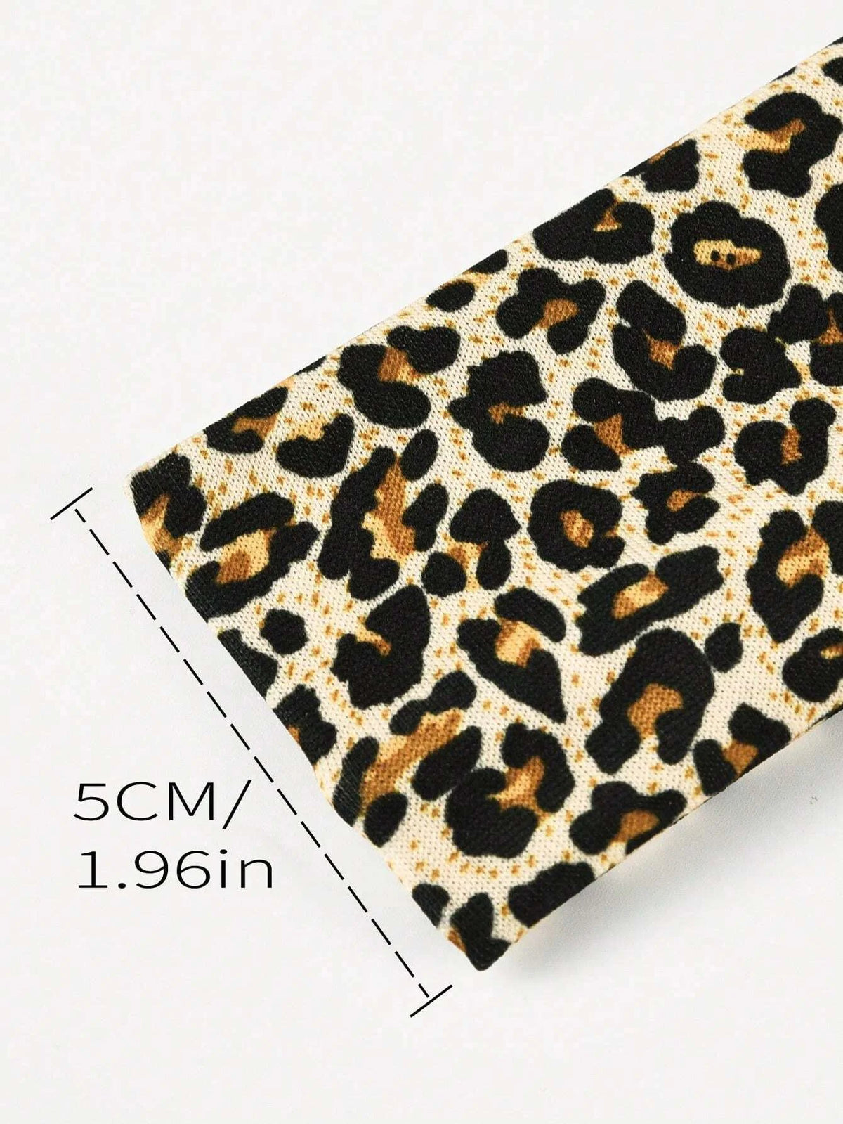 6-Pack Sports Sweatband Headbands – Solid Color & Leopard Print