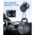 360°Adjustable Suction Cup Phone Mount Magnetic Car Phone Holder Vacuum Suction for Gym/Mirror/Smooth Surface For All Smartphone