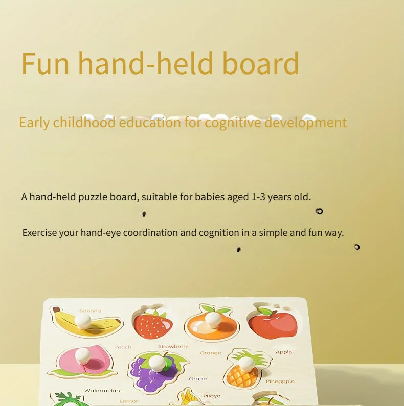 Montessori Geometry Shape Matching Puzzle Board