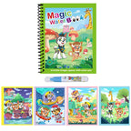 Magic Water Drawing Book – Reusable Mess-Free Painting Toy