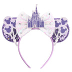Sequin Mouse Ears Bow Headband for Women & Girls
