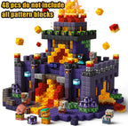 Magnetic Building Blocks Mine World Castle & Villa STEM Construction Set
