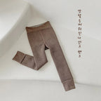 3-12 Years 2023 New Kids Pants Girls Tights Fur Lining Warm Pantyhose Children Skinny Leggings for Winter