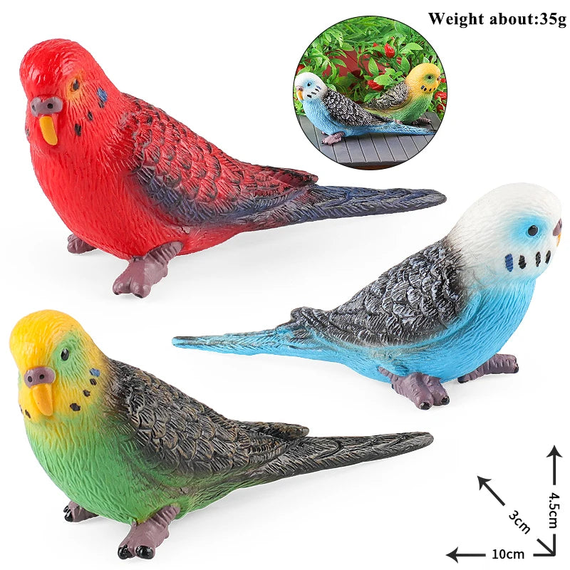 Realistic Bird Animal Figurine Collection