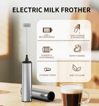 Rechargeable Milk Frother – Handheld Foam Maker & Drink Mixer