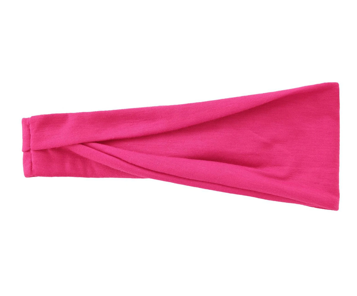 Women's Solid Color Elastic Turban Yoga Headband