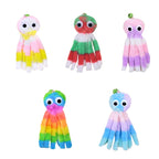 Fashion Hanging Sound Octopus Cat Toys to Relieve Boredom and Self-Exciting Plush Octopus Elastic Rope Teasing Cat Stick Pet Toy
