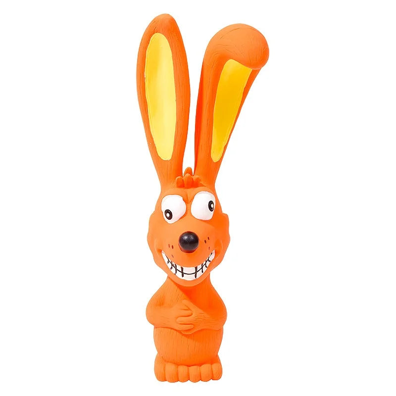 Pet Supplies Latex Pet Toys Collection Grinding Teeth Cleaning Bite Interactive Dog Toys Naughty Rabbit Dog Latex Chew to