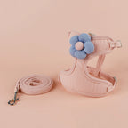 Cat Harness and Leash Sets Adjustable Dog Harness for Small Dog Leash Breashable Pet Harness Out Walking Dog Strap Cat Accessory