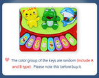 Kids Cartoon Piano Keyboard with Animal Sounds & Flashing Lights