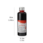 Cos ultra-realistic Fake Blood / Simulations Human Humans Teeth Hematopoietic / Props Vomiting Edible Pulpbtmv Halloween