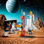 Space Rocket Building Blocks Set STEM Educational DIY Puzzle 3D Assembly Model Construction Toy for Kids Boys Girls School Gift