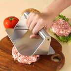 Heavy Duty Stainless Steel Smash Burger Press – BBQ Patty Smasher & Meat Press Tool - 10cm