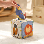 Montessori Cloth Tissue Box Sensory Activity Toy for Babies