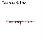2/1pcs Halloween Horror Blood Necklace Fake Vampire Dark Blood Necklace Halloween Decoration Cosplay Costume Party Accessories