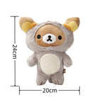 Anime Rilakkuma Cartoon Plush Doll Soft Bear Toys Kawaii Room Decor Teddy Bear Plushies Cute Couple Bear Xmas Gifts For Girls