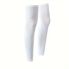 Summer Sun Protection Leg Cover High Elastic Breathable Quick-Drying Silicone Anti-Slip Cycling Leg Cover Sun Protection Running