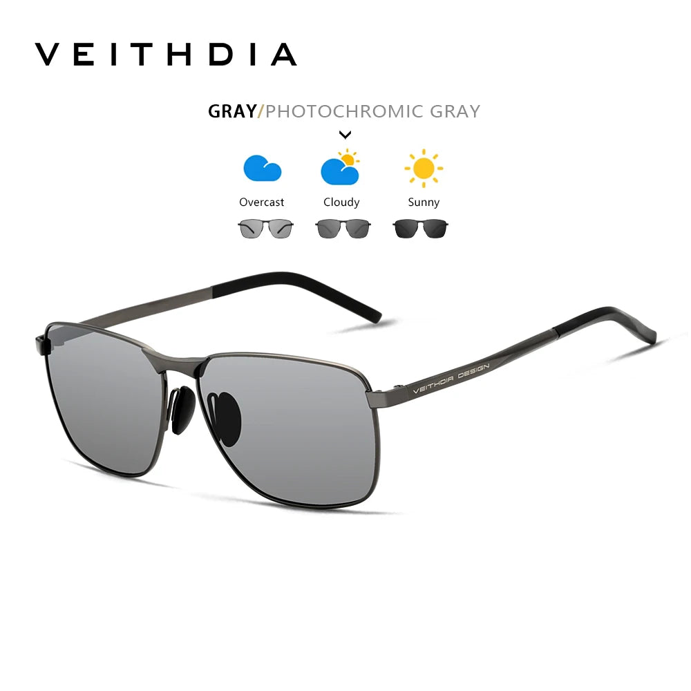 VEITHDIA V2462 Polarized UV400 Vintage Sports Sunglasses