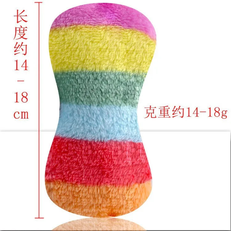Corduroy Dog Molar Plush Toy for Interactive Chewing and Play