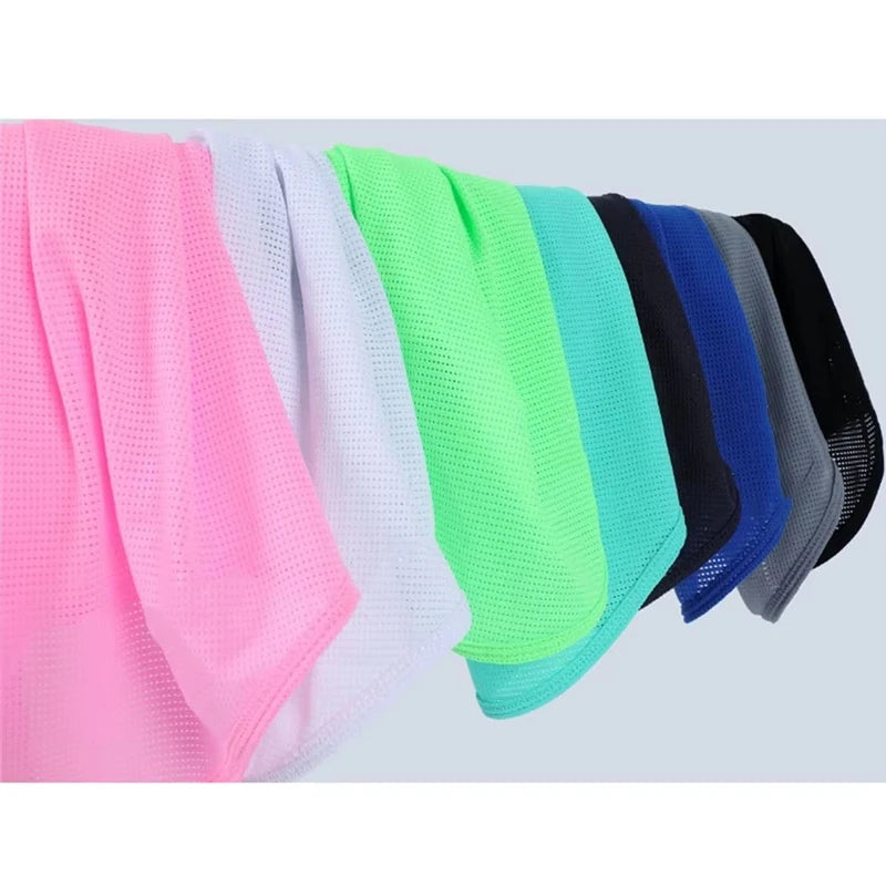 Summer Ice Silk Balaclava Face Mask for UV Outdoor Protection