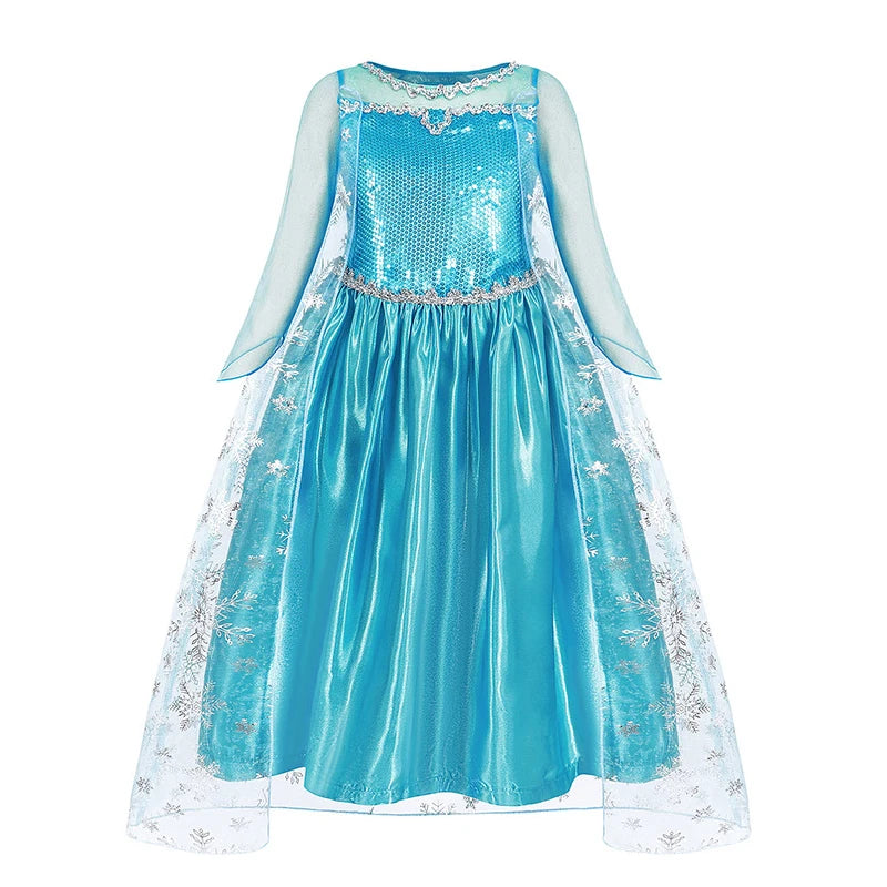 Girls Princess Costume Dress – Disney Inspired Cinderella, Snow White & Rapunzel
