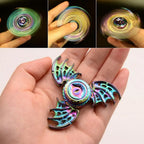 Dragon Wings Eye Metal Tri Fidget Spinner Focus & Stress Relief Toy