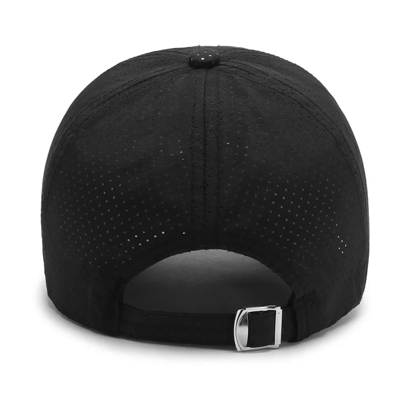 Unisex Ventilated Mesh Baseball Cap for Summer Outdoor Comfort