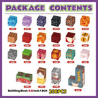Funxinee Dinosaur Theme Park Magnetic Blocks STEM Building Set