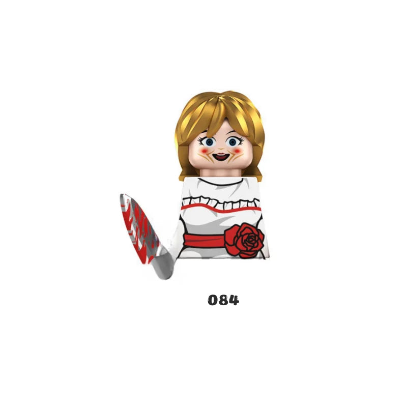 Horror Movie Serie Ash Sally Eerrifier Mini Action Figures Model Building Blocks Thrilling Ghosts Souls Doll Bricks Kit Toy Gift