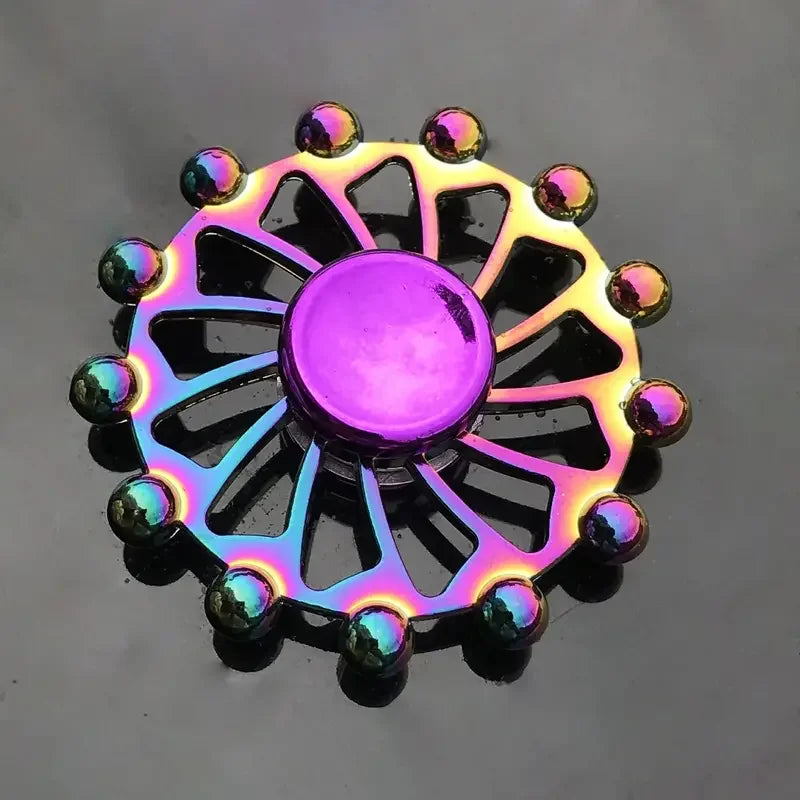 Colorful Metal Fidget Spinner – Stress Relief Toy