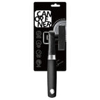 Stainless Steel Manual Can Opener with Side Cut & Bottle Opener Tool