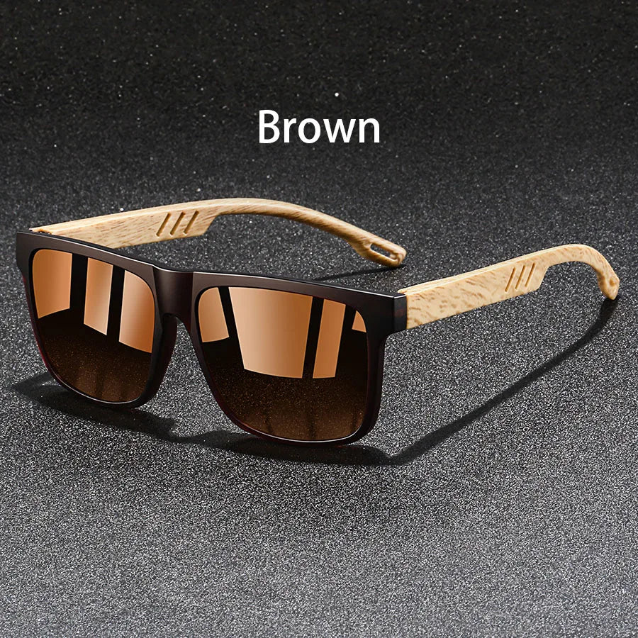 Vintage Square Polarized UV400 Sunglasses for Men & Women