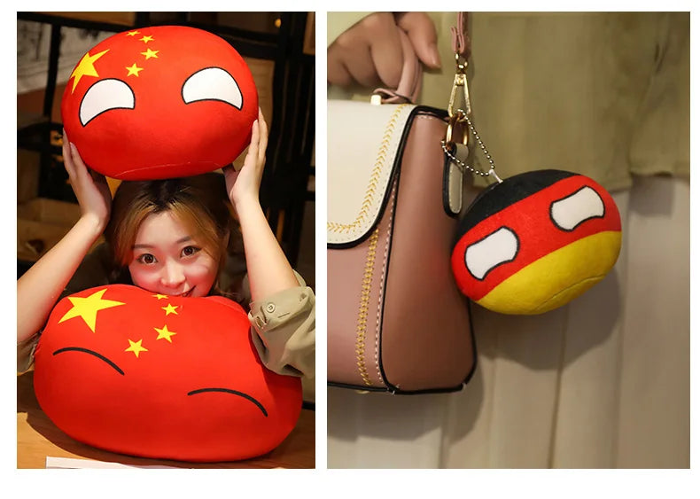 Countryball Plush Pendant Toy