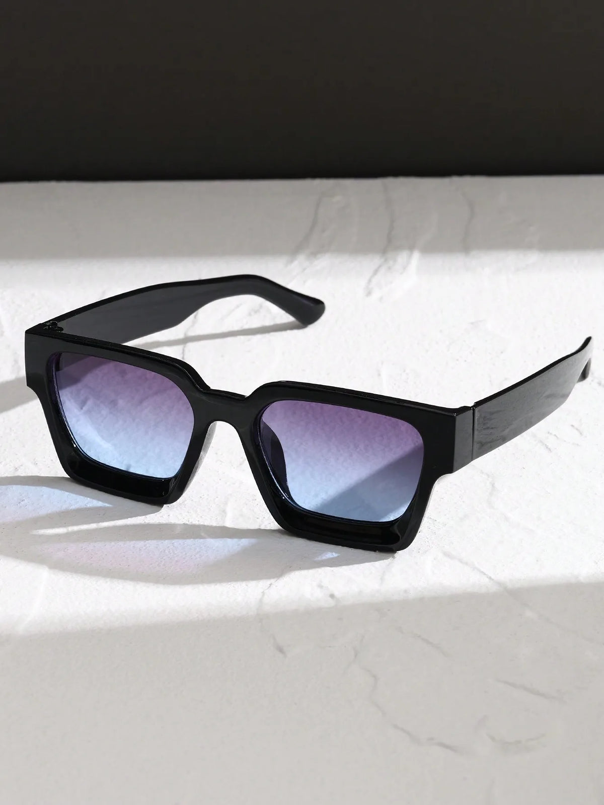 Classic Square Plastic Frame Sunglasses for Men & Women