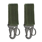 2PCS Tactical MOLLE Hanging Buckle Carabiner Clips for Outdoor Gear