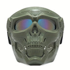 Motorcycle Skull Mask Wind Goggles Outdoor Sports Riding Glasses Halloween Props Windproof Tactical Mask