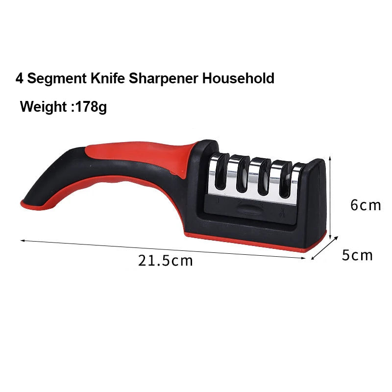 Knife Sharpener – Multi Functional Handheld Kitchen Sharpening Tool